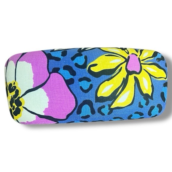 Vera Bradley Accessories - Vera Bradley African Violet Hard Sunglasses Eyeglasses Case Clamshell‎ Floral